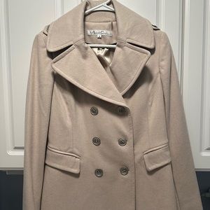 Kenneth Cole Double Breasted Wool Coat